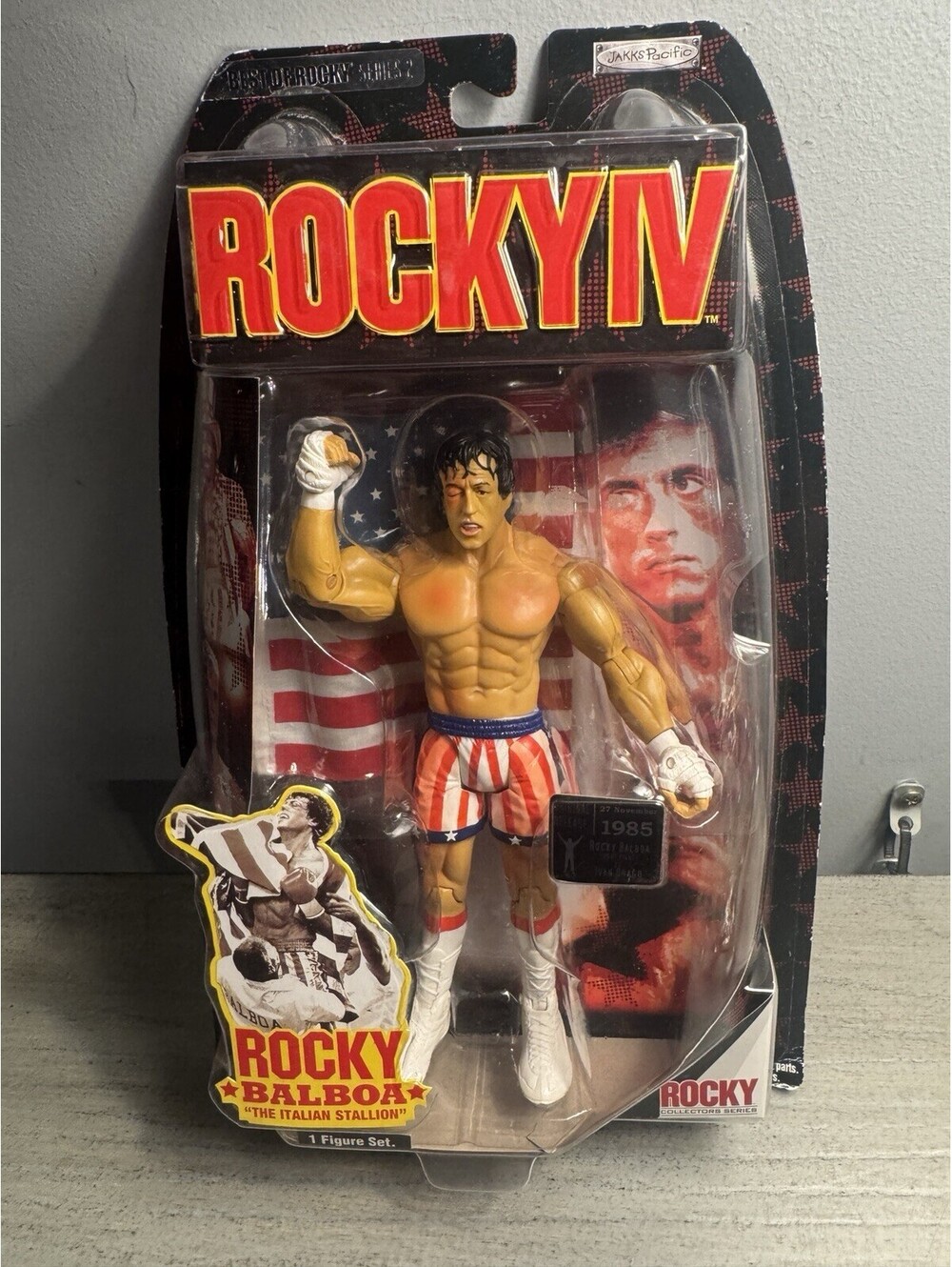 Rocky IV 4 Jakks Pacific Rocky Balboa Vs Drago Pre-Fight Gear 2007 Figure